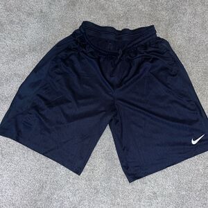Nike NEW Navy Blue men’s work out training sport gym basketball shorts 2XL NWOT